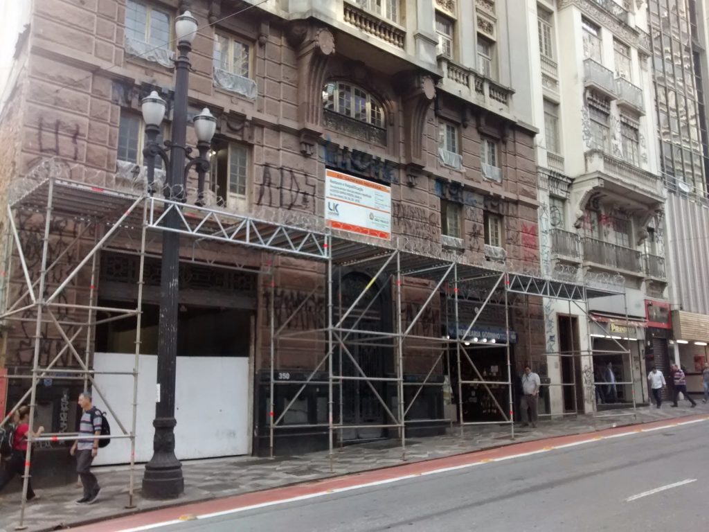 SECRETARIA MUNICIPAL DA CULTURA – Centro, São Paulo - Andaime Multidirecional p/ Proteção